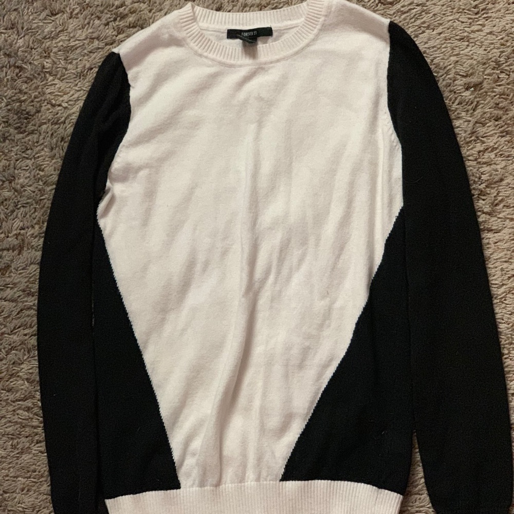 Black and White Sweater